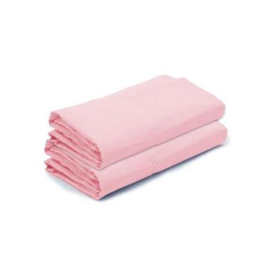 Imagem de Kit 2 Lençóis de Elástico Avulso Mini Berço 40cm x 85cm x 10cm Rosa Ar