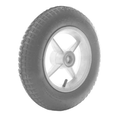 Imagem de Roda de Alumínio 8” com Pneu e Câmara 325×8 - Rodaleve RL-201S6205