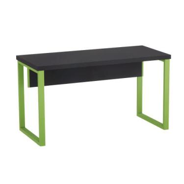 Imagem de Mesa Auxiliar Tubolar PE 40 Pandin 90 Cm Preto e Verde