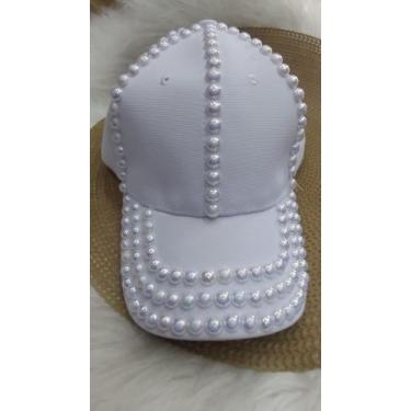 Imagem de Boné Feminino Personalizado Com Pérolas - Rainha Fashion