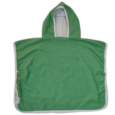 Imagem de Saida de Praia Piscina Com Capuz Cores Neon Verão Toalha Poncho Bebê -