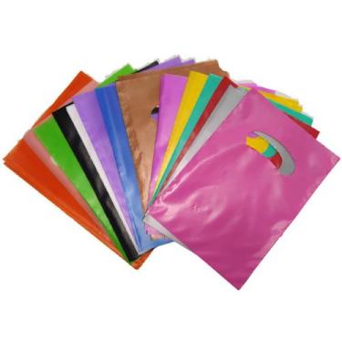 Imagem de 50 Sacolas Plásticas 1º linha alta densidade  -  tratadas para impress