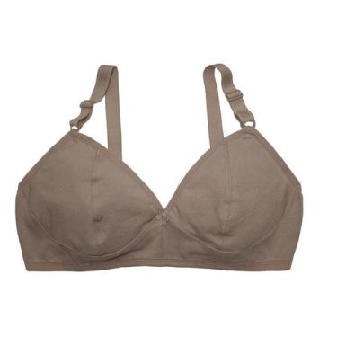 Imagem de Kit 4 Sutian Plus Size Reforçado Alça Grossa Feminino Cotton - Empório