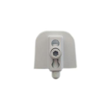 Imagem de Trinco para porta e janela de vidro temperado blindex (1335) - Branco 