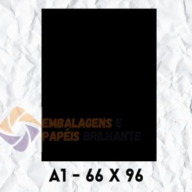 Imagem de Cartaz Preto ( 225g 66 x 96 (A1) - 50 unidades  - Embalagens e Papéis 