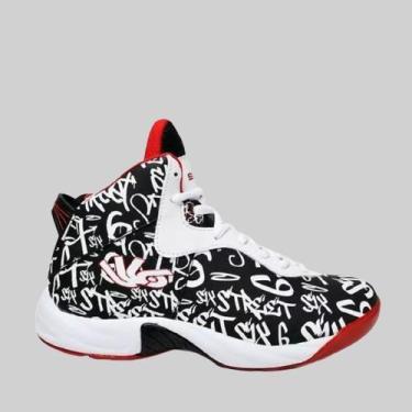 Imagem de Tênis Masculino Esportivo Volei Six Street Infinity, Branco, Preto, 40