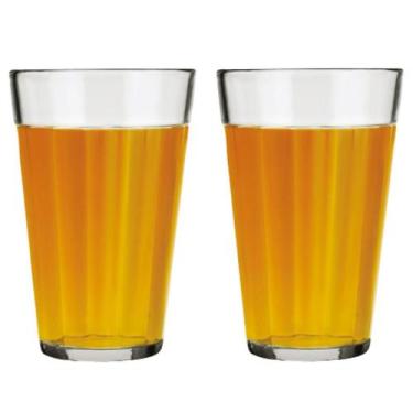 Imagem de Kit 2 Copo Americano Vidro Long Drink 450ml Cristal Nadir - NADIR FIGU