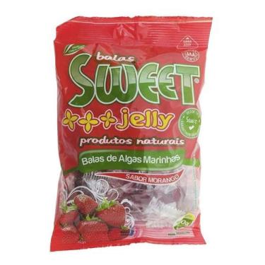 Imagem de Balas De Algas Marinhas Sabor Morango 200g Sweet Jelly