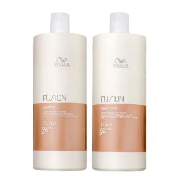Imagem de Wella Kit Shampoo E Condicionador Fusion Grande 2x1L - Wella Professio