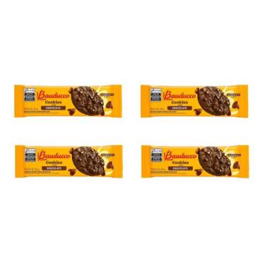 Imagem de Kit 48 Cookies chocolate Bauducco 60gr c/ gotas de chocolate