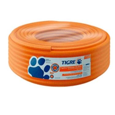 Imagem de Eletroduto Corrugado Tigreflex 20mm 1/2" Laranja 50m Tigre
