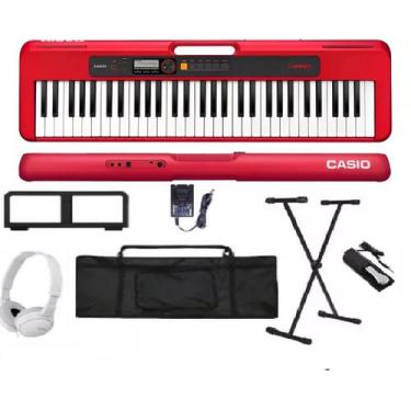 Imagem de Teclado Musical Casio Ct-s200 61 Teclas + Suporte + Capa - yamaha