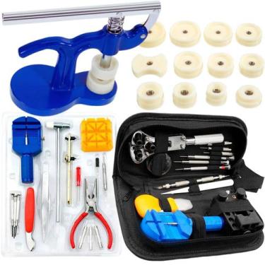 Imagem de Jogo de ferramentas profissional reparo de relógios prensa - SWG