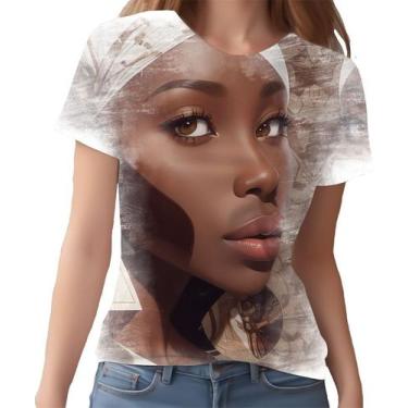 Imagem de Camiseta Camisa Mulher Africanas Raizes  Beleza Negra 3 - Enjoy Shop, 