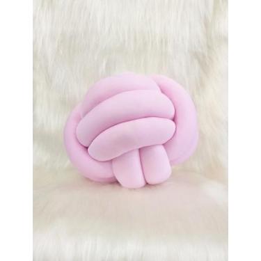 Imagem de Almofada Decorativa Nó Escandinavo para Sofá e Sala Lilás - CasaHome