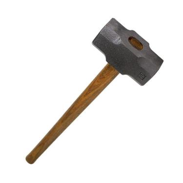 Imagem de Marreta Premium Cabo E Cunha De Madeira Envernizado 10kg