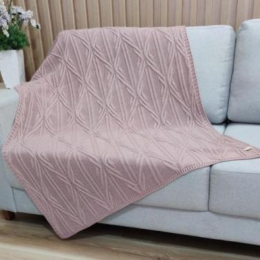 Imagem de Manta Sofa Trico Decorativa 150x90cm Usufruto Tricot c2, BALLET