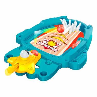Imagem de Boliche De Brinquedo Infantil Tabuleiro Bowling De Mesa Divertido - Zi