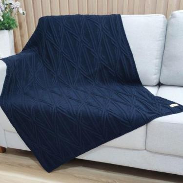 Imagem de Manta Sofa Trico Decorativa 150x90cm Usufruto Tricot c2, DENIN