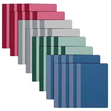 Imagem de PAPERAGE Pacote com 32 diários de caderno de composição, 60 páginas, 4 capas coloridas com papel pautado universitário, (joia), 14,6 cm x 20,32 cm – Cadernos pequenos para crianças, viagens, escola,