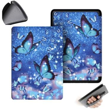 Imagem de GUKSRASO Capa para Uma Edição de 7 Polegadas 2024 Kindle Paperwhite/Signature (12ª Geração) e Kindle Colorsoft Signature Edition ， Com Alça de Mão e Tampa Traseira de TPU Soft