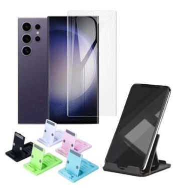 Imagem de Suporte para Celular + Película HD Flexível para celular Samsung S23 U