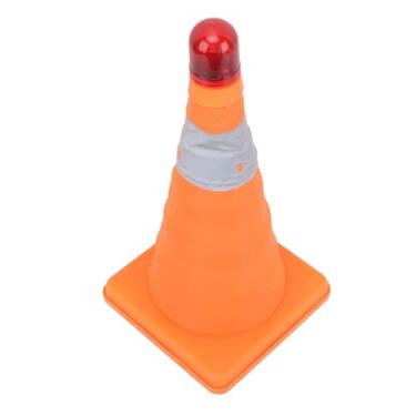Imagem de Cones de Trânsito Dobráveis, Cone de Estrada Portátil, Cone de Segurança Resistente para Maior Visibilidade, Cones de Segurança de Trânsito de 11,8 X 7,5 X 7,5 Polegadas Com Luz