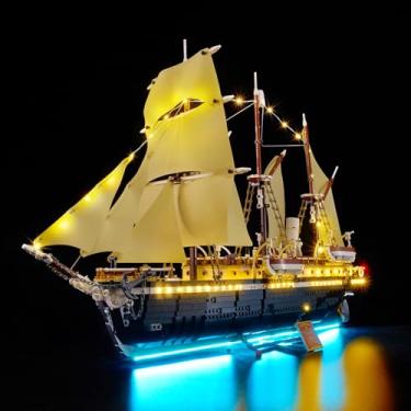 Imagem de Kyglaring LED Lighting Kit for Lego The Endurance Ship- Jaws Set Model Set, Compatible with Lego 10335,Lego Sets Not Included(Classic Version)