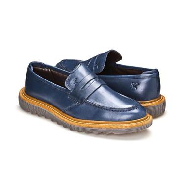 Imagem de Sapato Social Mocassim Masculino Tratorado Loafer Couro - Vancouver Ou