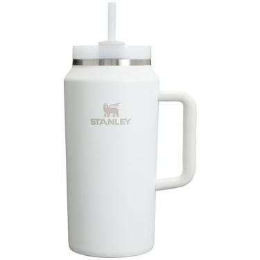 Imagem de STANLEY Copo Quencher H2.0 com alça e canudo 1,8 g | Tampa Flowstate de 3 posições | Grande capacidade para viagens e esportes | Copo de aço inoxidável isolado | Livre de BPA | Frost