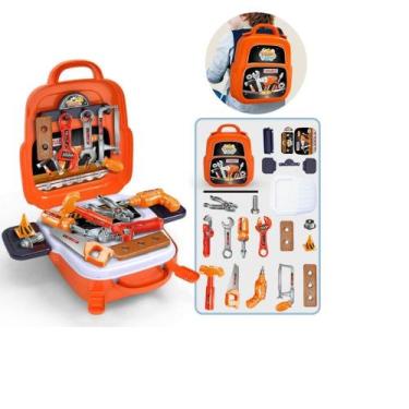 Imagem de Kit Ferramentas Infantil Maleta 3 em 1 Brinquedo Didático e Recreativo