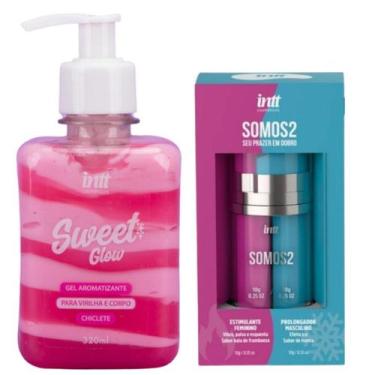 Imagem de Gel Somos2 Fem Masc íntimo Gel Aromatizant Chiclete Beijável - Intt