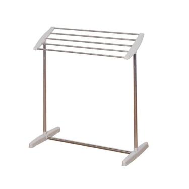 Imagem de Toalheiro de chão Toalheiro de banho móvel pequeno para piso interno, sala de estar, varanda, secador de roupas, fraldas e meias Toalheiro independente