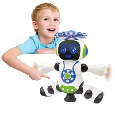 Imagem de Brinquedo Que Robô Dança Gira 360 Emite Luzes E Musica Robot - STORE S