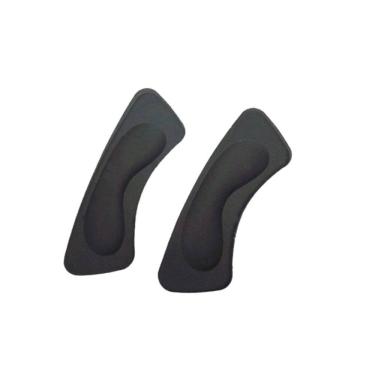 Imagem de Kit 5 Pares Protetor De Calcanhar Adesiva Almofada Preto