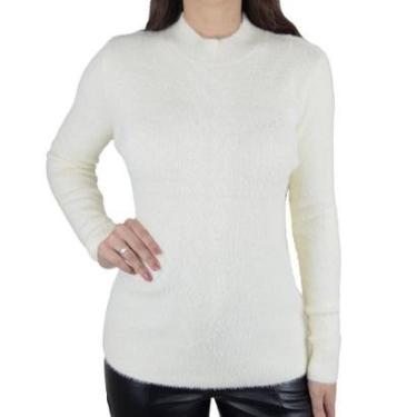 Imagem de Blusa Feminina Facinelli By Mooncity Lã Creme - 651232-Feminino