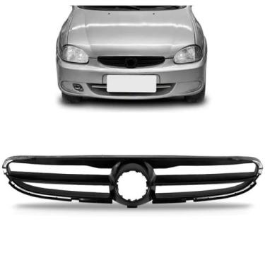 Imagem de Grade Radiador Corsa Classic 2000 2001 2002 2003 Preto - SP ACESSÓRIOS