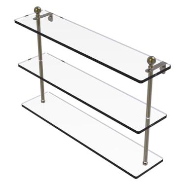 Imagem de Prateleira de vidro Allied Brass MA-5/22 Mambo Collection de 55 cm, latão antigo