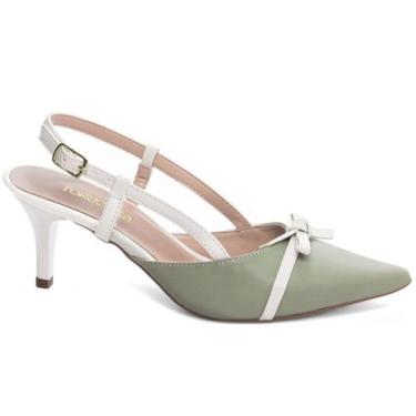 Imagem de Sapato Scarpin Salto Médio Baixo Bico Fino Feminino 6cm EMILY ONLINE, 