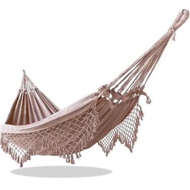Imagem de REDE DE DESCANSO CASAL DORMIR MUITAS (Caramelo com cru mesclada)