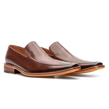 Imagem de Sapato Social Derby Masculino Premium Bigioni Sola De Couro - 660, Mar