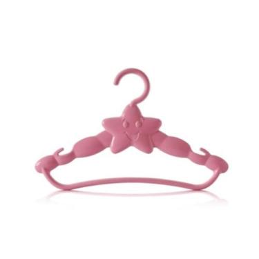 Imagem de Cabide bebê 29 cm - 1058 - IOPLAST, 450 peças, Rosa