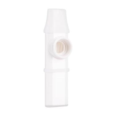 Imagem de Generic Kazoo Musical Instrument Lightweight Fácil de tocar Mini ajustável para teclado para piano Acompapa de guitarra ukulele, Branco
