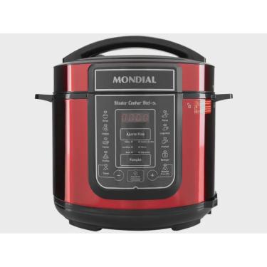 Imagem de Panela de Pressão Elétrica Digital Mondial - Master Cooker Red PE-39 900W 5L 110v
