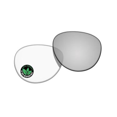 Imagem de Raydi Lentes de reposição de policarbonato resistentes a impactos compatíveis com Meta Headliner RW4009 50 mm - Lentes de óculos de sol - Clara fotocromática - Não polarizada