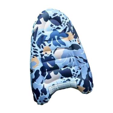 Imagem de Deevoka Surfboard inflável, placa de surf com alças, flutuação portátil e inflável para crianças para crianças, Azul