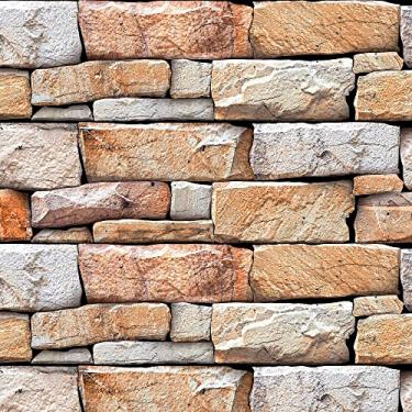 Imagem de Papel De Parede Autocolante Tijolo Efeito 3d Pedra 10m