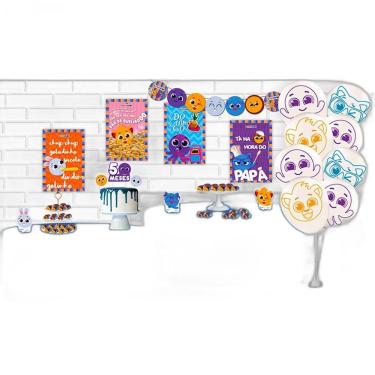 Imagem de Kit Festa Mêsversário Bolofofos Festa Decorativa