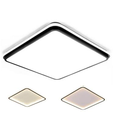 Imagem de Plafon Lustre LED 3 em 1 Sobrepor Decoraçao Moderno Iluminaçao Casa Qu