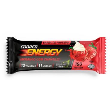 Imagem de Barra Cooper Energy Morango Chantilly 45g